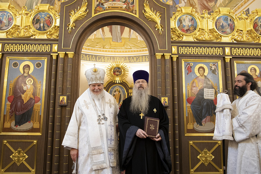 Великое освящение храма праведного Феодора Ушакова в Купавне